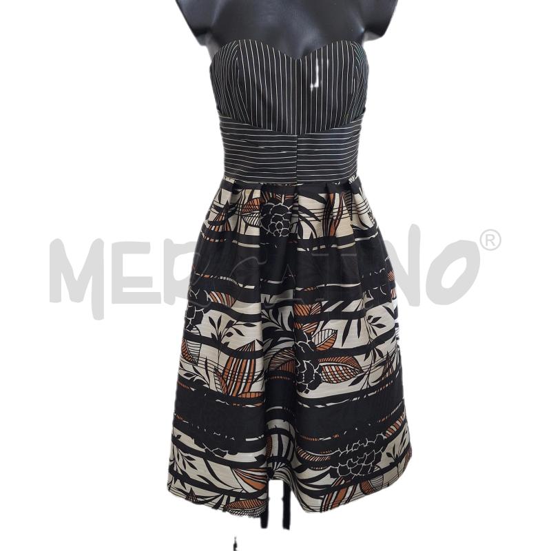 VESTITO DONNA KOCCA NERO MARRONE BEIGE | Mercatino dell'Usato Ottaviano 1