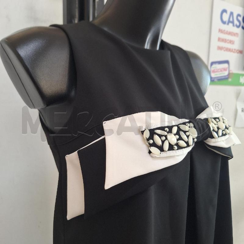 VESTITO DONNA LA CAMICIA BIANCA NERO FIOCCO  | Mercatino dell'Usato Ottaviano 3