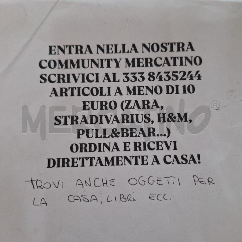 VESTITO DONNA LA CAMICIA BIANCA NERO FIOCCO  | Mercatino dell'Usato Ottaviano 4