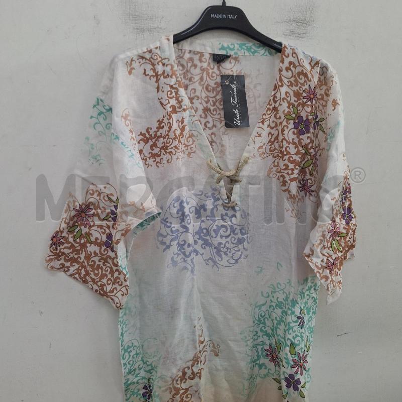 VESTITO DONNA LA PERLA STUDIO BIANCO MULTICOLOR FLOREALE | Mercatino dell'Usato Ottaviano 2