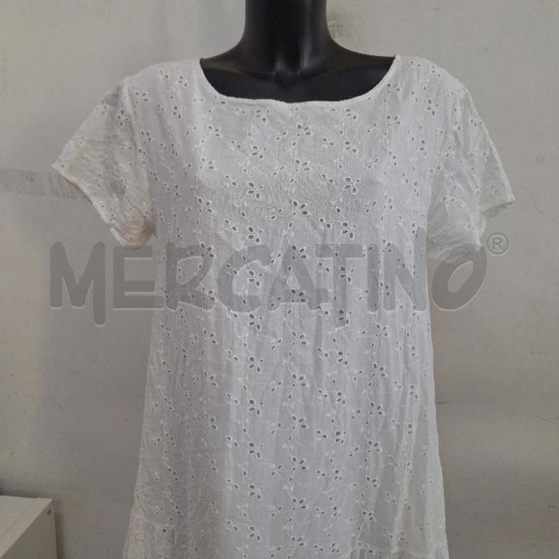 VESTITO DONNA LEY MADE IN ITALY BIANCO SANG | Mercatino dell'Usato Ottaviano 2