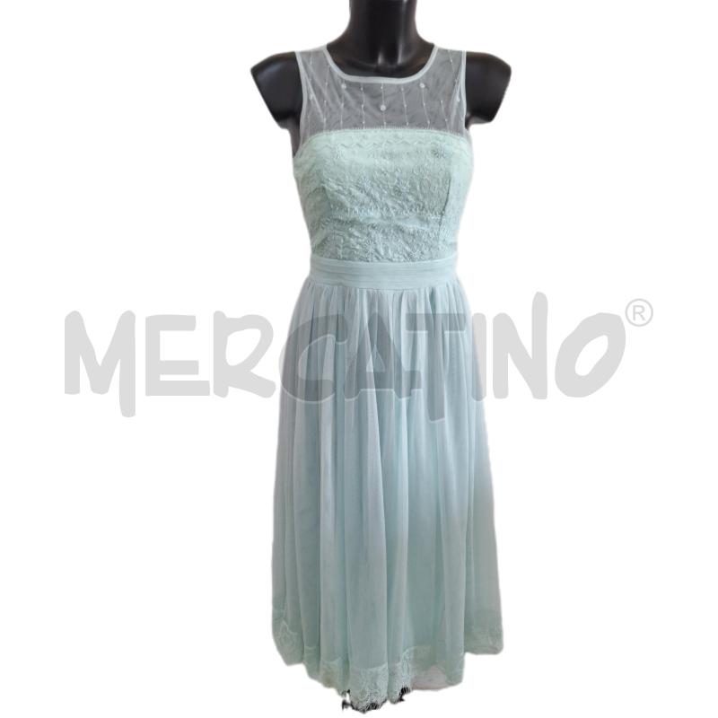 VESTITO DONNA LITTLE MISTRESS VERDE APPLICAZIONI  | Mercatino dell'Usato Ottaviano 1