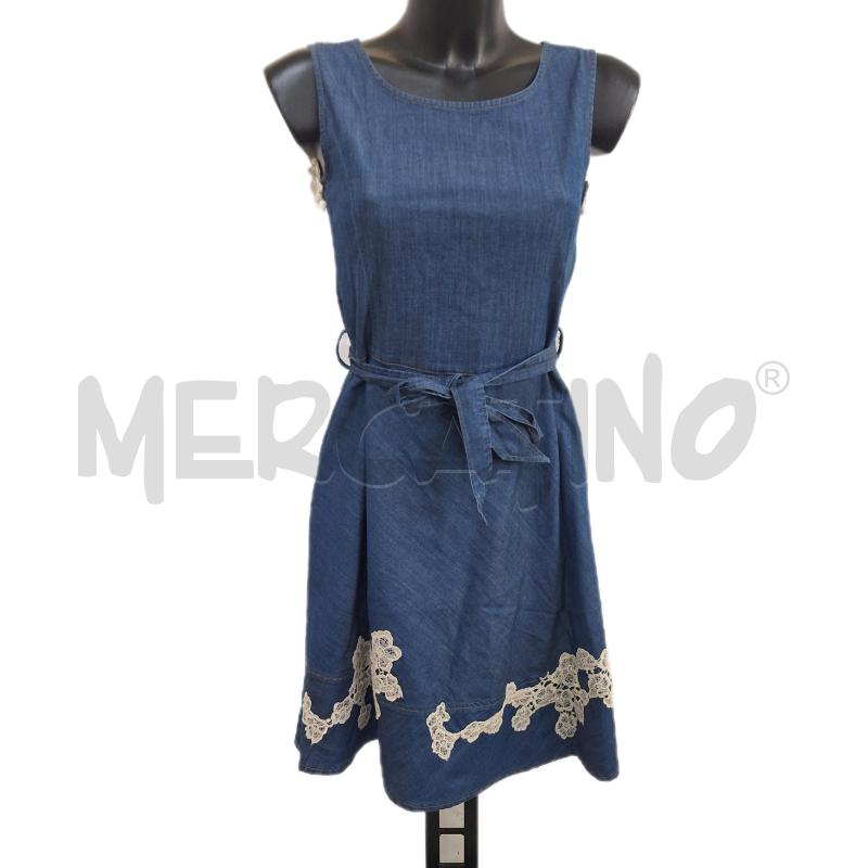 VESTITO DONNA LIUJO DENIM MERLETTO  | Mercatino dell'Usato Ottaviano 1