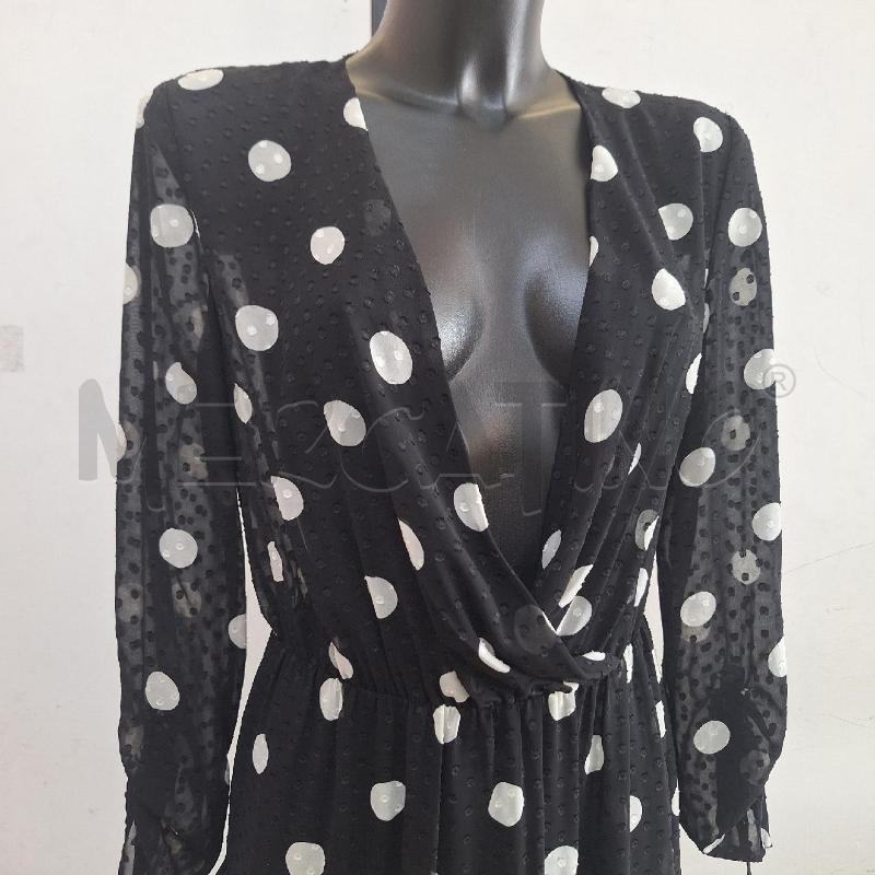 VESTITO DONNA LIU-JO MILANO NERO POIS | Mercatino dell'Usato Ottaviano 2