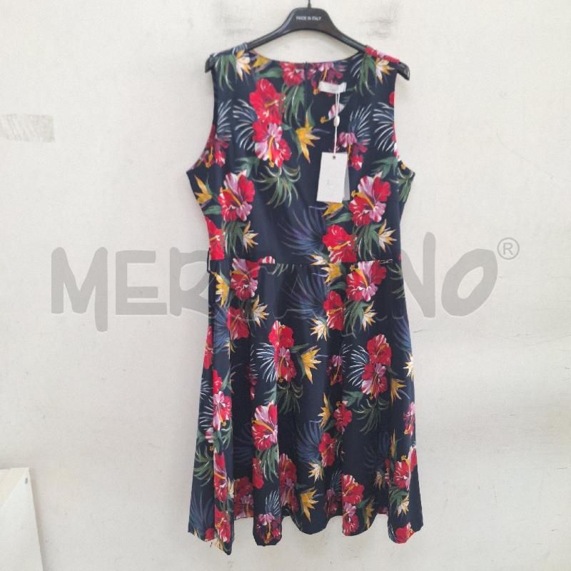 VESTITO DONNA LIZALÙ BLU FIORI NUOVO | Mercatino dell'Usato Ottaviano 2