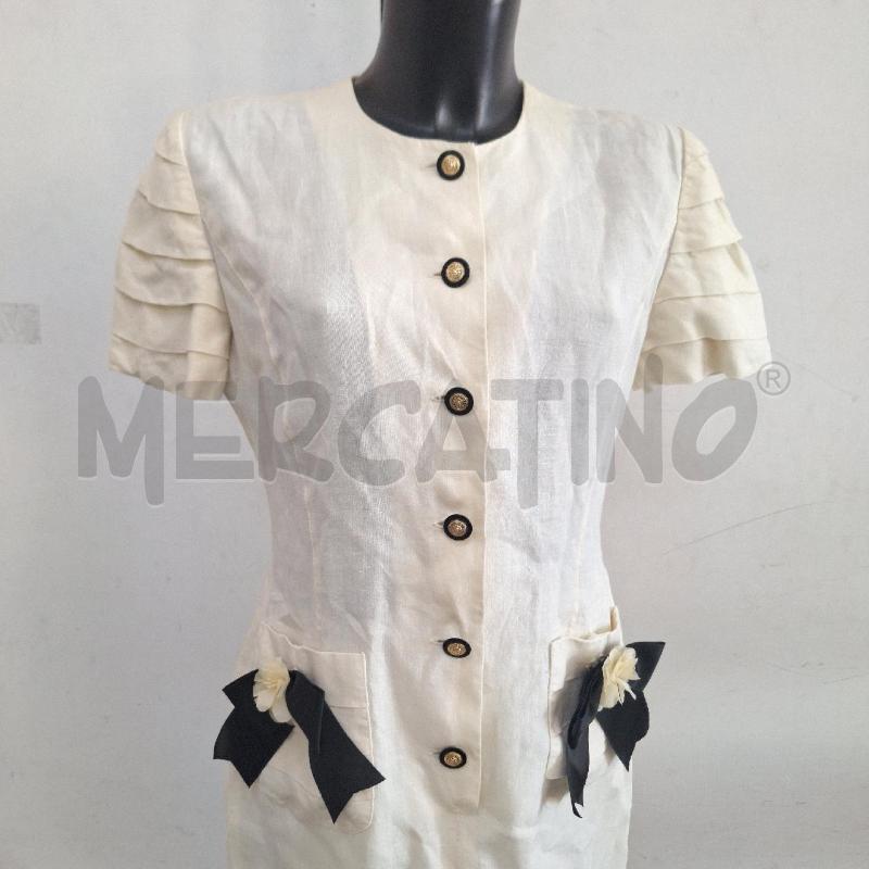 VESTITO DONNA LUISA SPAGNOLI PANNA FIOCCO | Mercatino dell'Usato Ottaviano 2