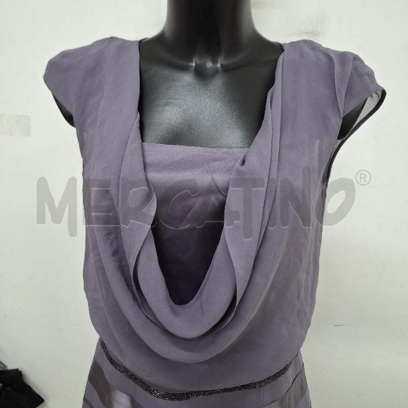 VESTITO DONNA LUISA SPAGNOLI VIOLA RIGHE | Mercatino dell'Usato Ottaviano 2