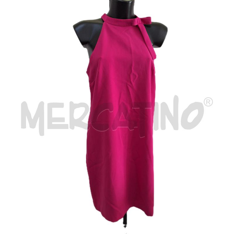 VESTITO DONNA MAGGY LONDON FUCSIA FIOCCO | Mercatino dell'Usato Ottaviano 1