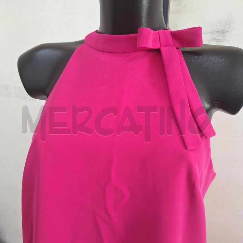 VESTITO DONNA MAGGY LONDON FUCSIA FIOCCO | Mercatino dell'Usato Ottaviano 2
