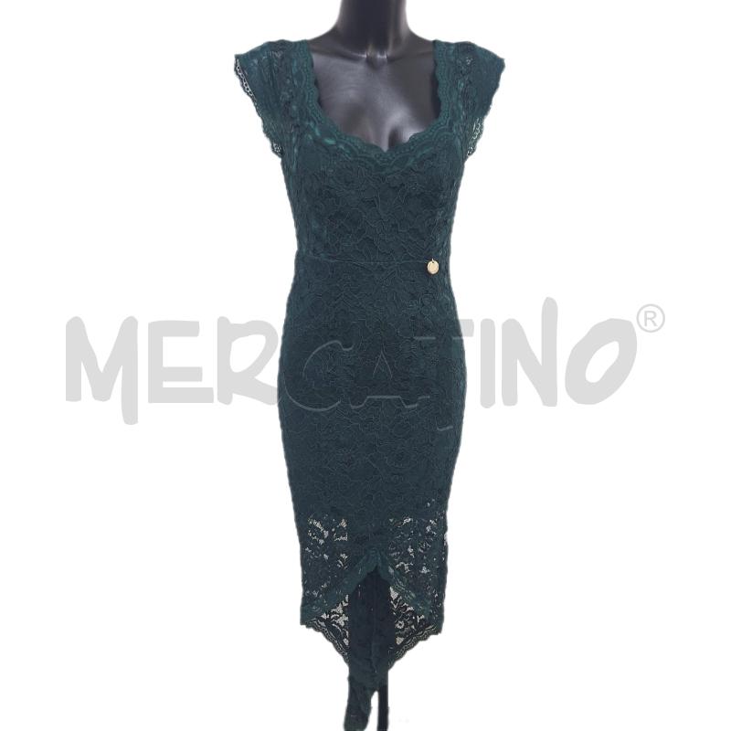VESTITO DONNA MANGANO VERDE SIRENA | Mercatino dell'Usato Ottaviano 1