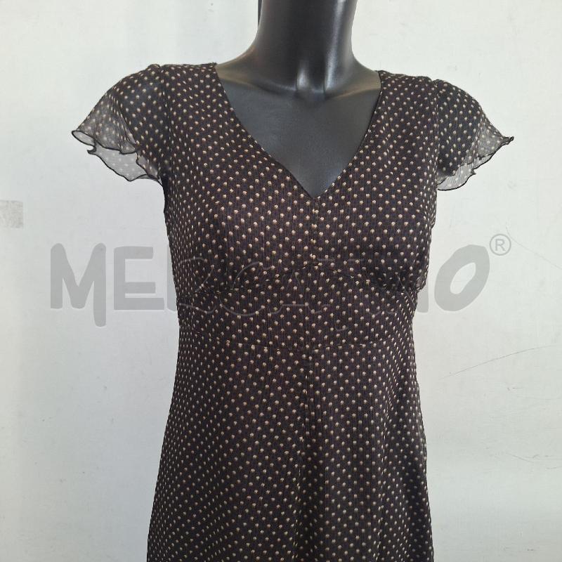 VESTITO DONNA MARELLA MARRONE POIS BEIGE | Mercatino dell'Usato Ottaviano 2