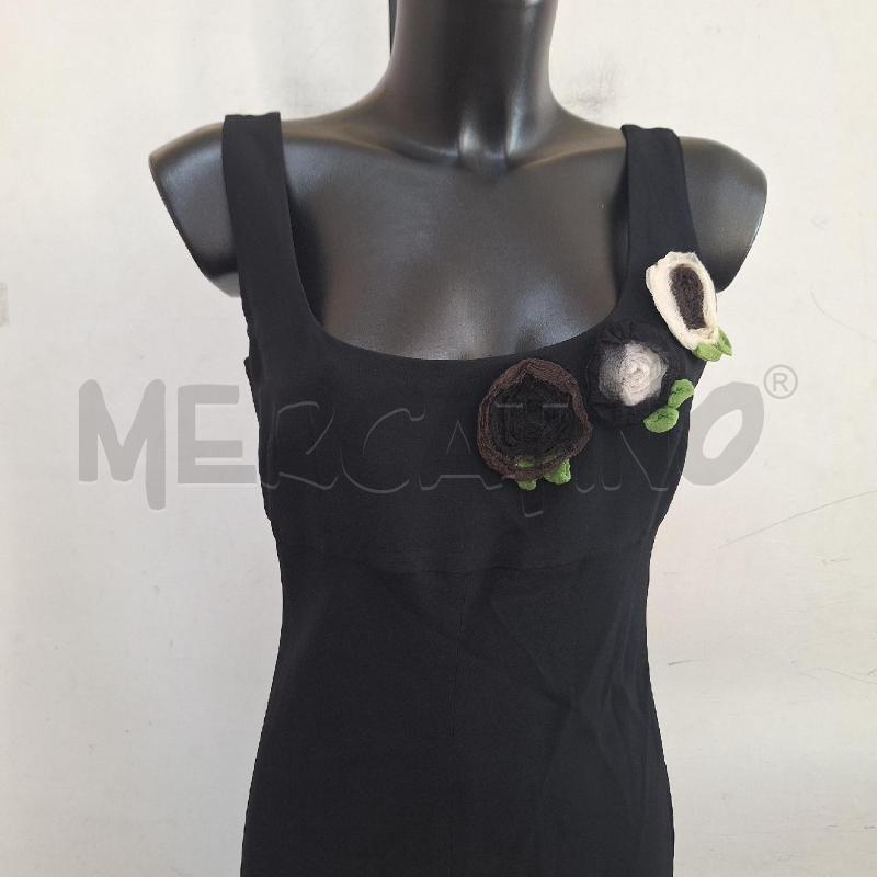VESTITO DONNA MARELLA NERO APPLICAZIONI | Mercatino dell'Usato Ottaviano 2