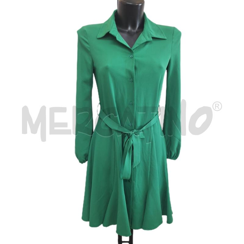 VESTITO DONNA MARELLA VERDE MANICA LUNGA | Mercatino dell'Usato Ottaviano 1