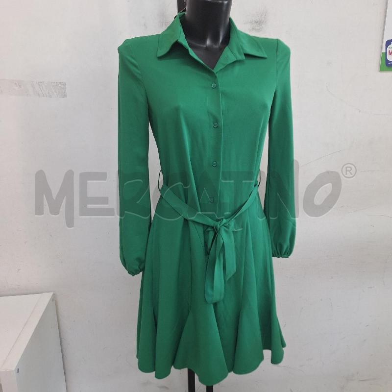 VESTITO DONNA MARELLA VERDE MANICA LUNGA | Mercatino dell'Usato Ottaviano 2