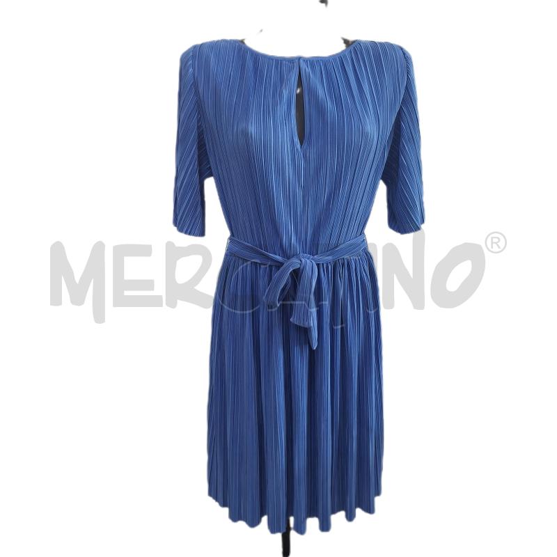 VESTITO DONNA MAX&CO AZZURRO PLISSÈ | Mercatino dell'Usato Ottaviano 1