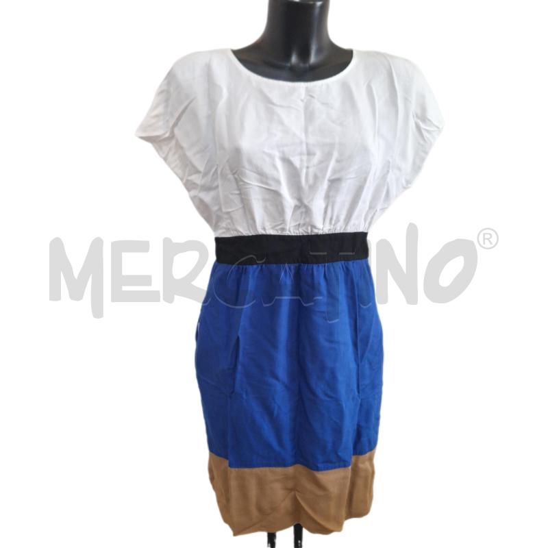 VESTITO DONNA MAX&CO BIANCO BLU BEIGE | Mercatino dell'Usato Ottaviano 1