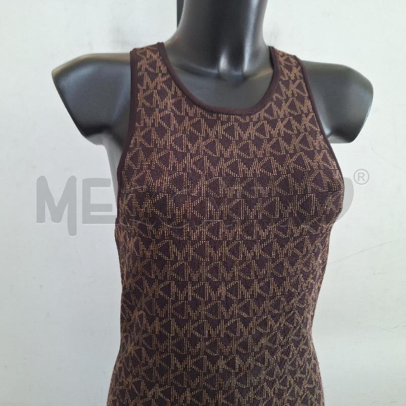 VESTITO DONNA MICHAEL KORS MARRONE MONOGRAM  | Mercatino dell'Usato Ottaviano 2