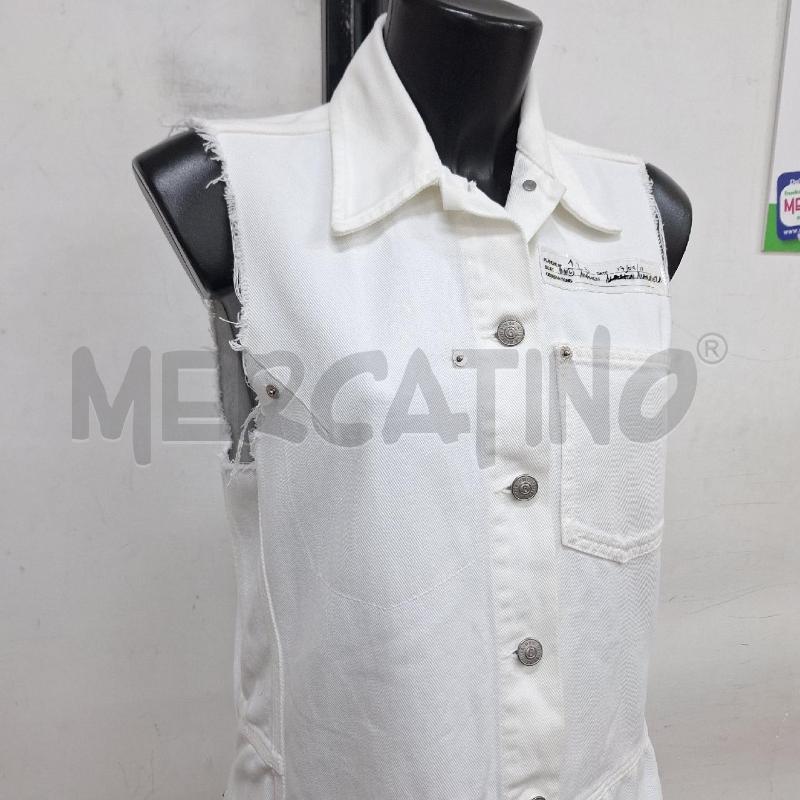 VESTITO DONNA MM6 MAISON MARGIELA BIANCO JEANS | Mercatino dell'Usato Ottaviano 2