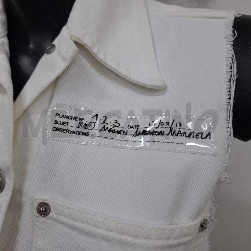 VESTITO DONNA MM6 MAISON MARGIELA BIANCO JEANS | Mercatino dell'Usato Ottaviano 3