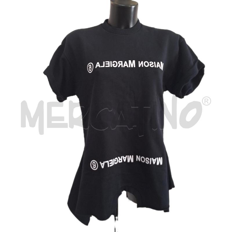 VESTITO DONNA MM6 MAISON MARGIELA NERO FELPATA | Mercatino dell'Usato Ottaviano 1