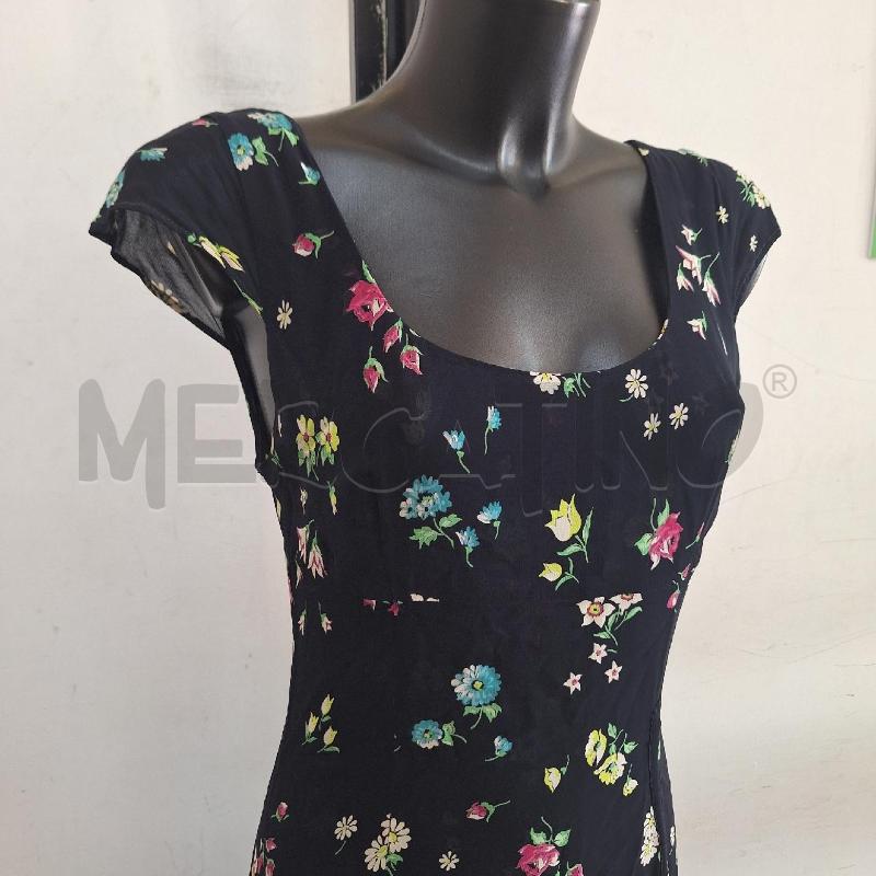VESTITO DONNA MOSCHINO CHEAP AND CHIC BLU FIORI | Mercatino dell'Usato Ottaviano 2