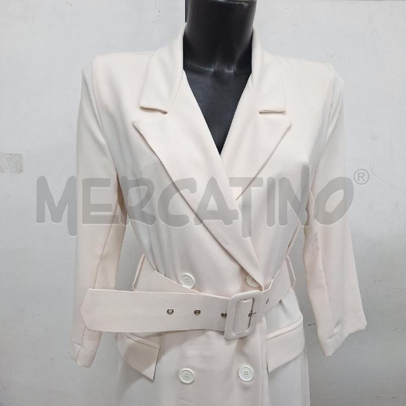 VESTITO DONNA MOTEL BEIGE STILE GIACCA | Mercatino dell'Usato Ottaviano 2