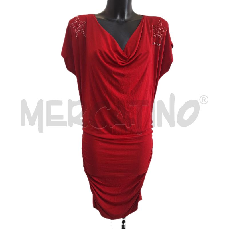 VESTITO DONNA ODI ET AMO ROSSO NUOVO | Mercatino dell'Usato Ottaviano 1