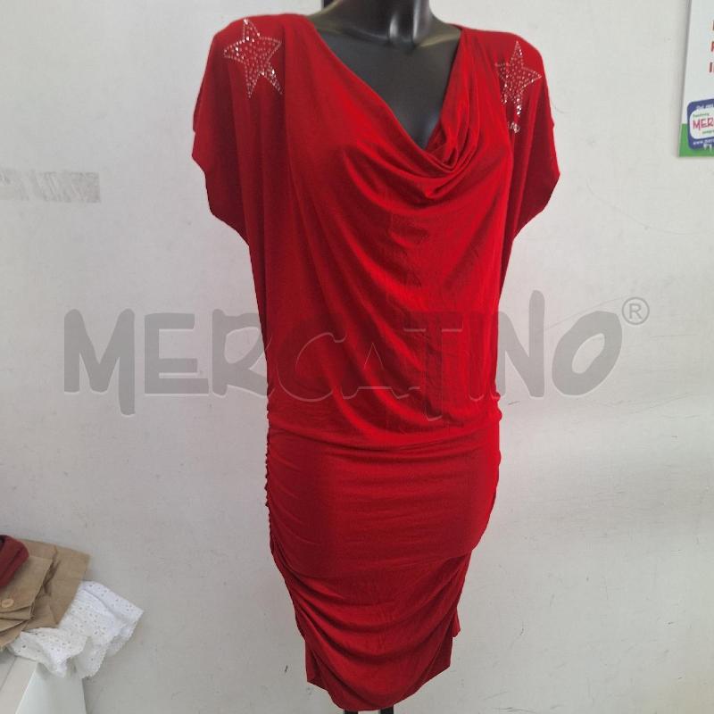 VESTITO DONNA ODI ET AMO ROSSO NUOVO | Mercatino dell'Usato Ottaviano 3