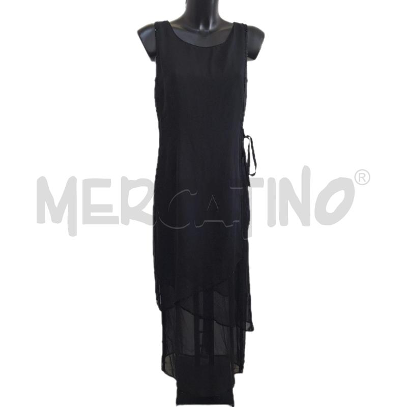 VESTITO DONNA OLSEN NERO APPLICAZIONI | Mercatino dell'Usato Ottaviano 1