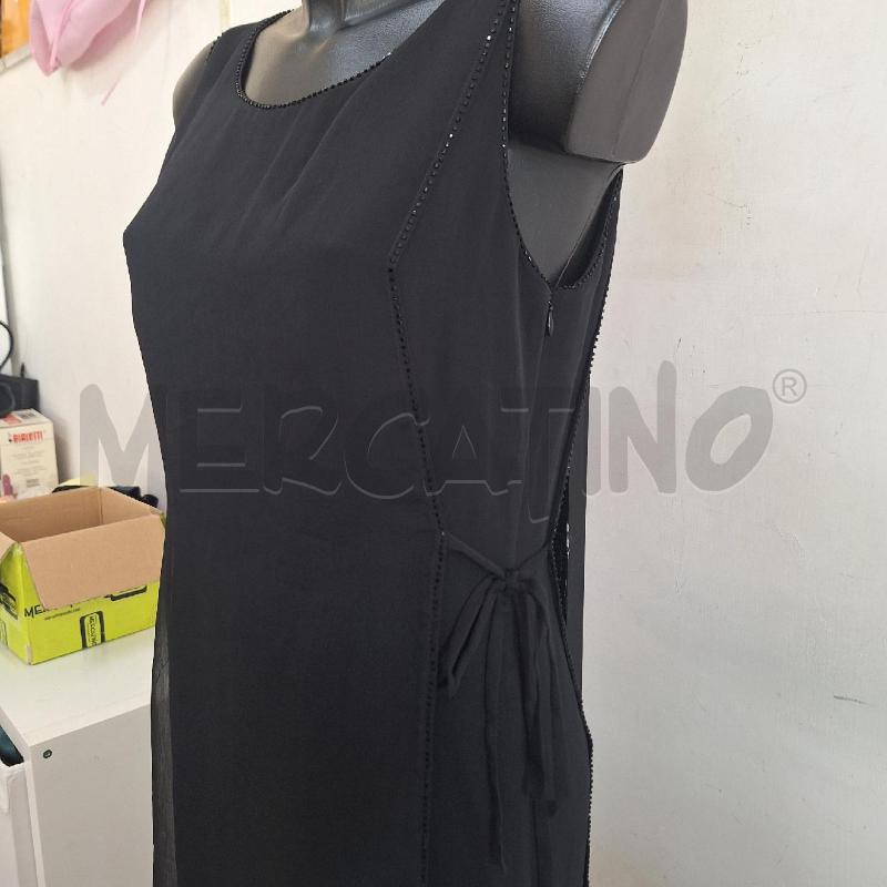 VESTITO DONNA OLSEN NERO APPLICAZIONI | Mercatino dell'Usato Ottaviano 3