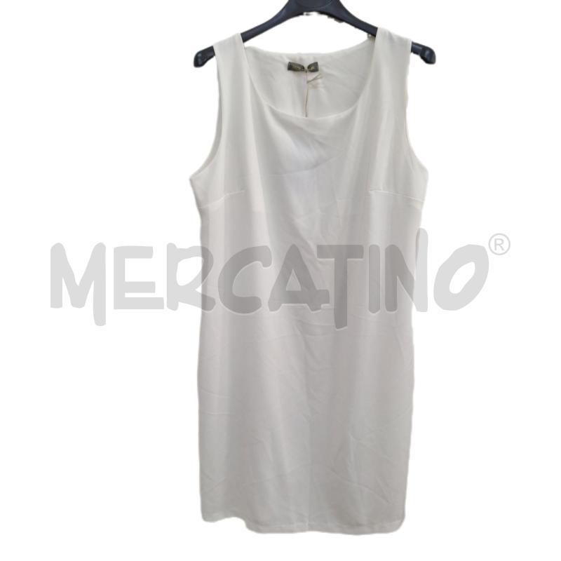 VESTITO DONNA PAOLA RIVA BIANCO NUOVO | Mercatino dell'Usato Ottaviano 1