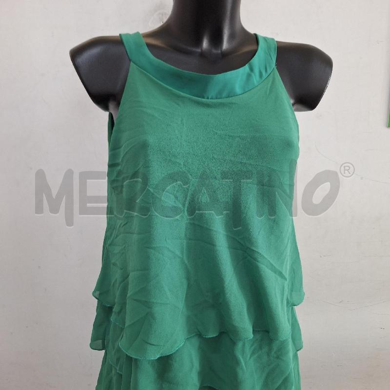 VESTITO DONNA PAOLA RIVA VERDE BALZE | Mercatino dell'Usato Ottaviano 2
