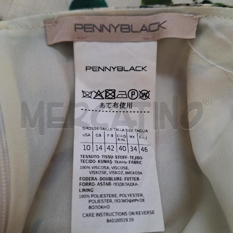 VESTITO DONNA PENNYBLACK FLOREALE BIANCO AZZURRO | Mercatino dell'Usato Ottaviano 3