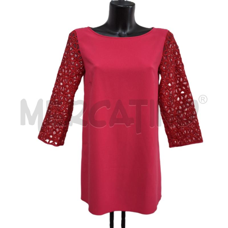 VESTITO DONNA PENNYBLACK ROSA MANICHE PIZZO | Mercatino dell'Usato Ottaviano 1
