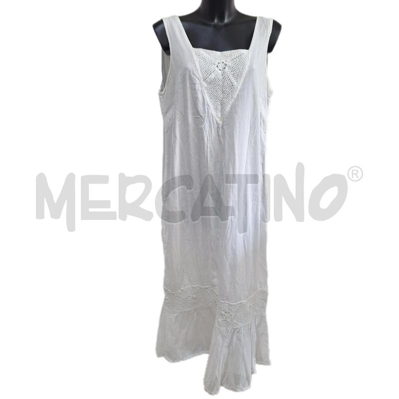 VESTITO DONNA PERSONA BIANCO LUNGO  | Mercatino dell'Usato Ottaviano 1