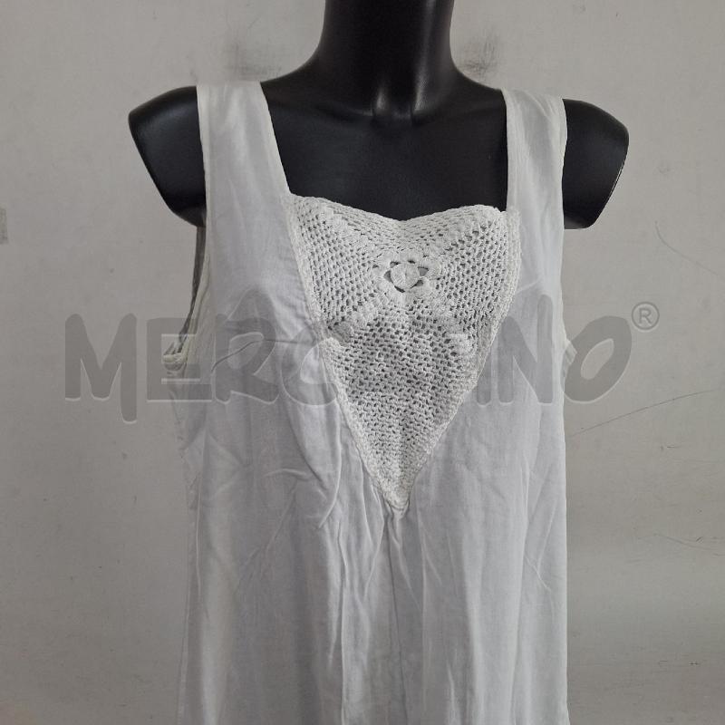 VESTITO DONNA PERSONA BIANCO LUNGO  | Mercatino dell'Usato Ottaviano 2