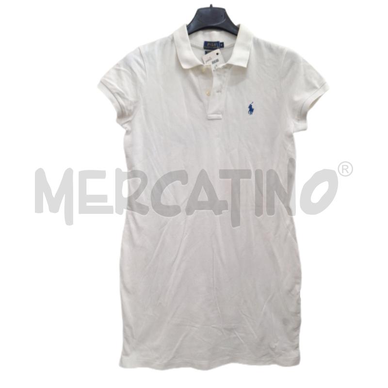 VESTITO DONNA RALPH LAUREN POLO BIANCO | Mercatino dell'Usato Ottaviano 1
