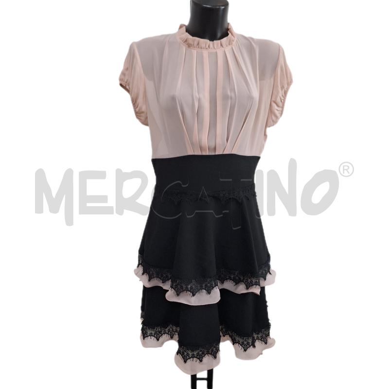 VESTITO DONNA RINASCIEMTNO ROSA NERO | Mercatino dell'Usato Ottaviano 1