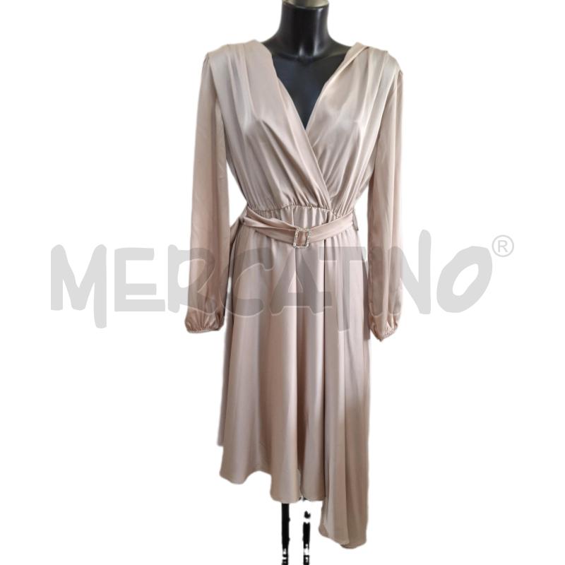 VESTITO DONNA RINASCIMENTO BEIGE NUOVO | Mercatino dell'Usato Ottaviano 1