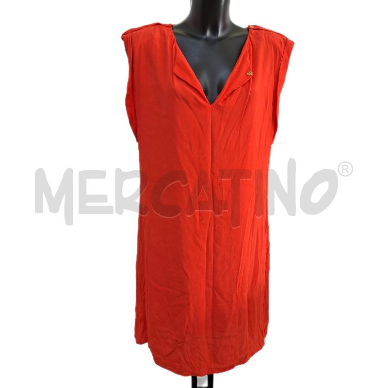 VESTITO DONNA ROBERTA BIAGI ROSSO CORALLO | Mercatino dell'Usato Ottaviano 1