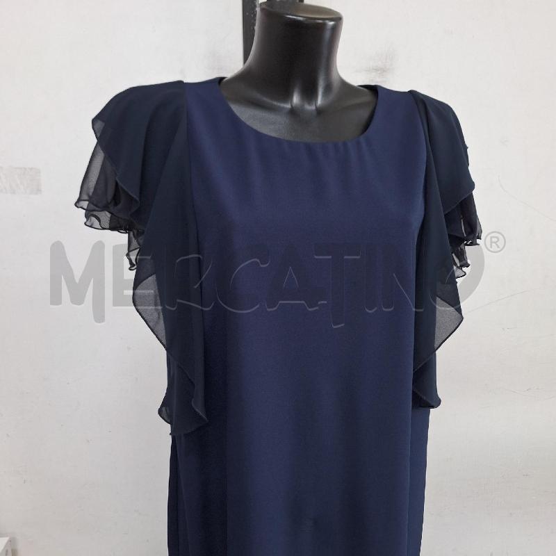 VESTITO DONNA ROBERTA PUCCINI BLU ROUCHES | Mercatino dell'Usato Ottaviano 2