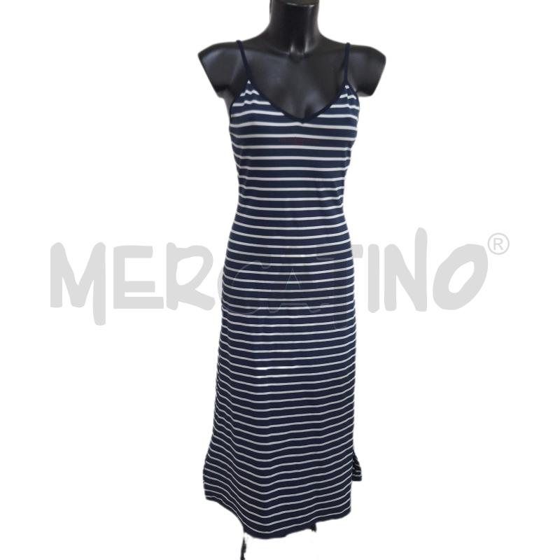 VESTITO DONNA ROCCOBAROCCO BLU RIGHE LUNGO | Mercatino dell'Usato Ottaviano 1