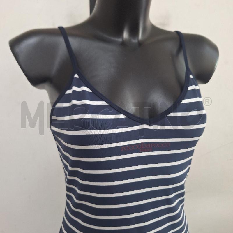 VESTITO DONNA ROCCOBAROCCO BLU RIGHE LUNGO | Mercatino dell'Usato Ottaviano 2