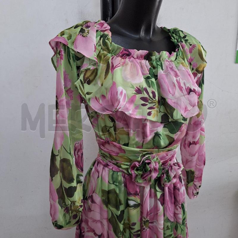 VESTITO DONNA SARAH CHOLE FIORI LUNGO | Mercatino dell'Usato Ottaviano 3