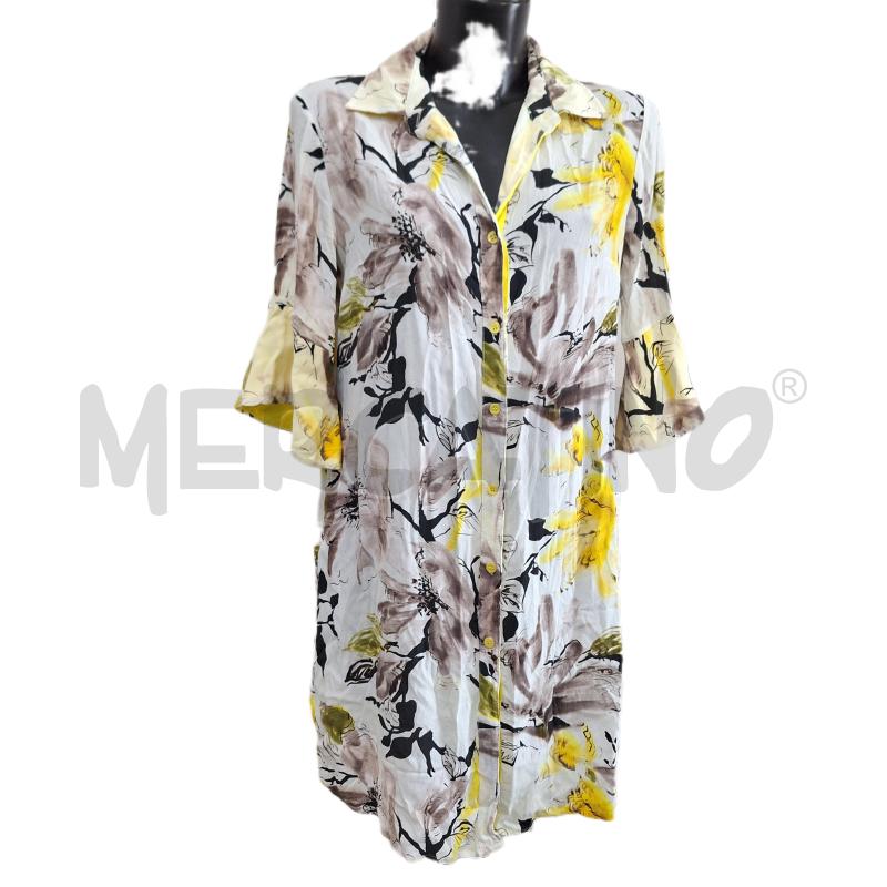 VESTITO DONNA SCAMICIATO CAFÈNOIR GIALLO GRIGIO | Mercatino dell'Usato Ottaviano 1