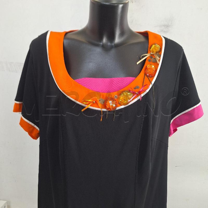 VESTITO DONNA SEVERI DARLING NERO ARANCIONE NUOVO | Mercatino dell'Usato Ottaviano 2