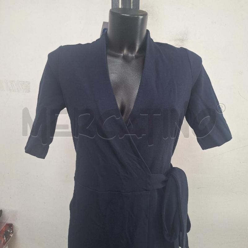 VESTITO DONNA STEFANEL BLU INCROCIO LUNGO | Mercatino dell'Usato Ottaviano 2
