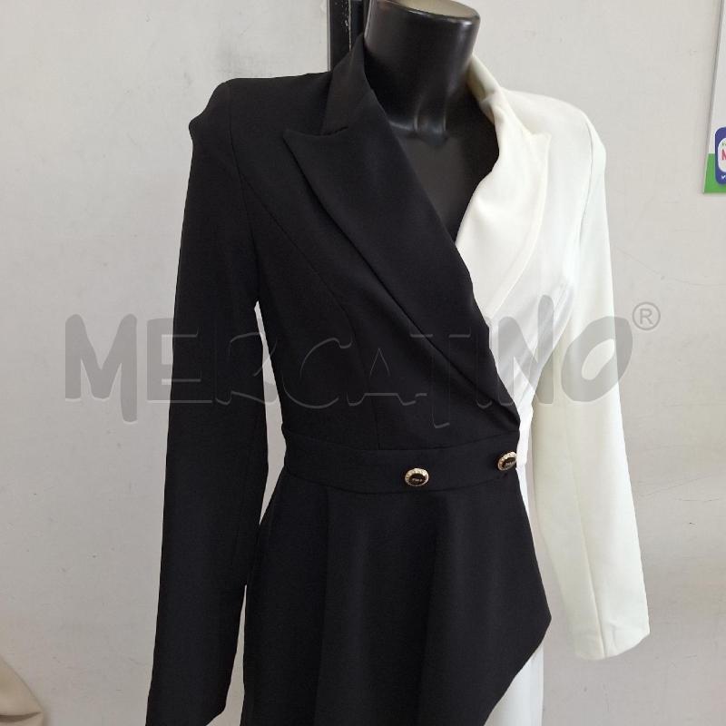 VESTITO DONNA TUTA ARTIGLI NERO BIANCO NUOVO | Mercatino dell'Usato Ottaviano 3