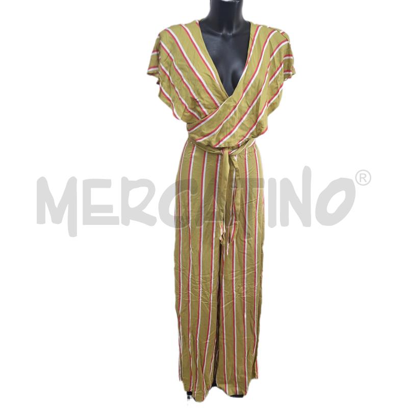 VESTITO DONNA TUTA BENETTON VERDE ROSA | Mercatino dell'Usato Ottaviano 1