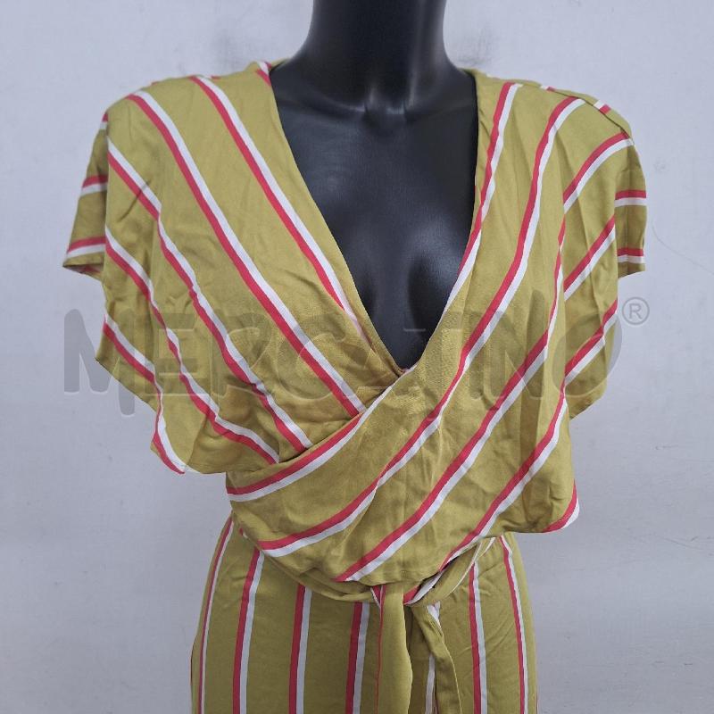 VESTITO DONNA TUTA BENETTON VERDE ROSA | Mercatino dell'Usato Ottaviano 2